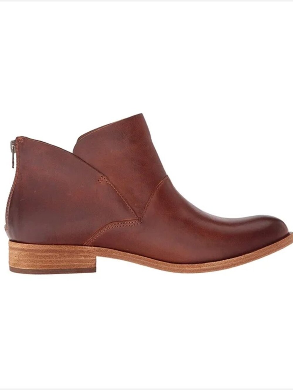 Kork-Ease Ryder Brown Leather Ankle Booties Women US 8M